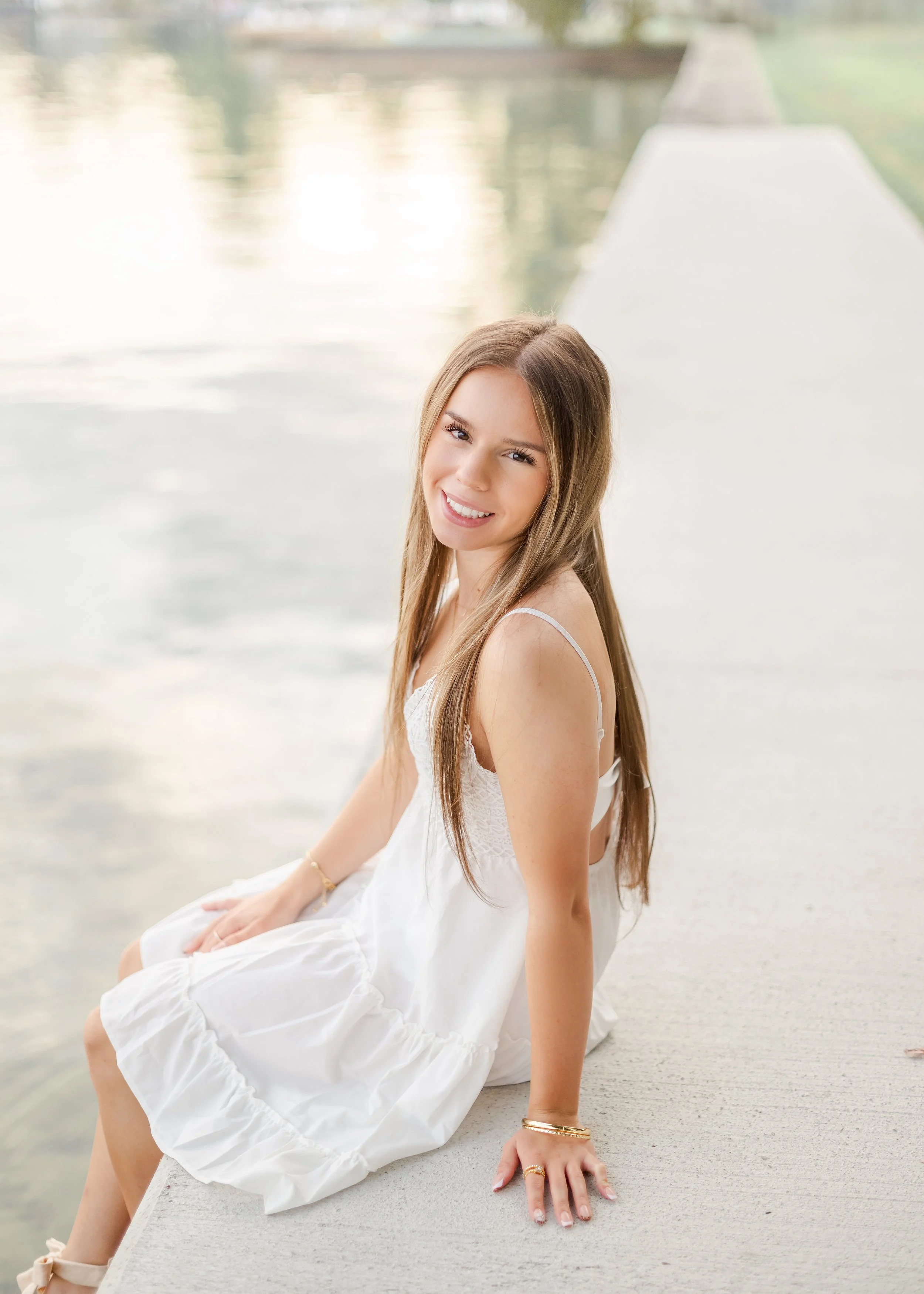 High school senior photographed outdoors near Syracuse, NY