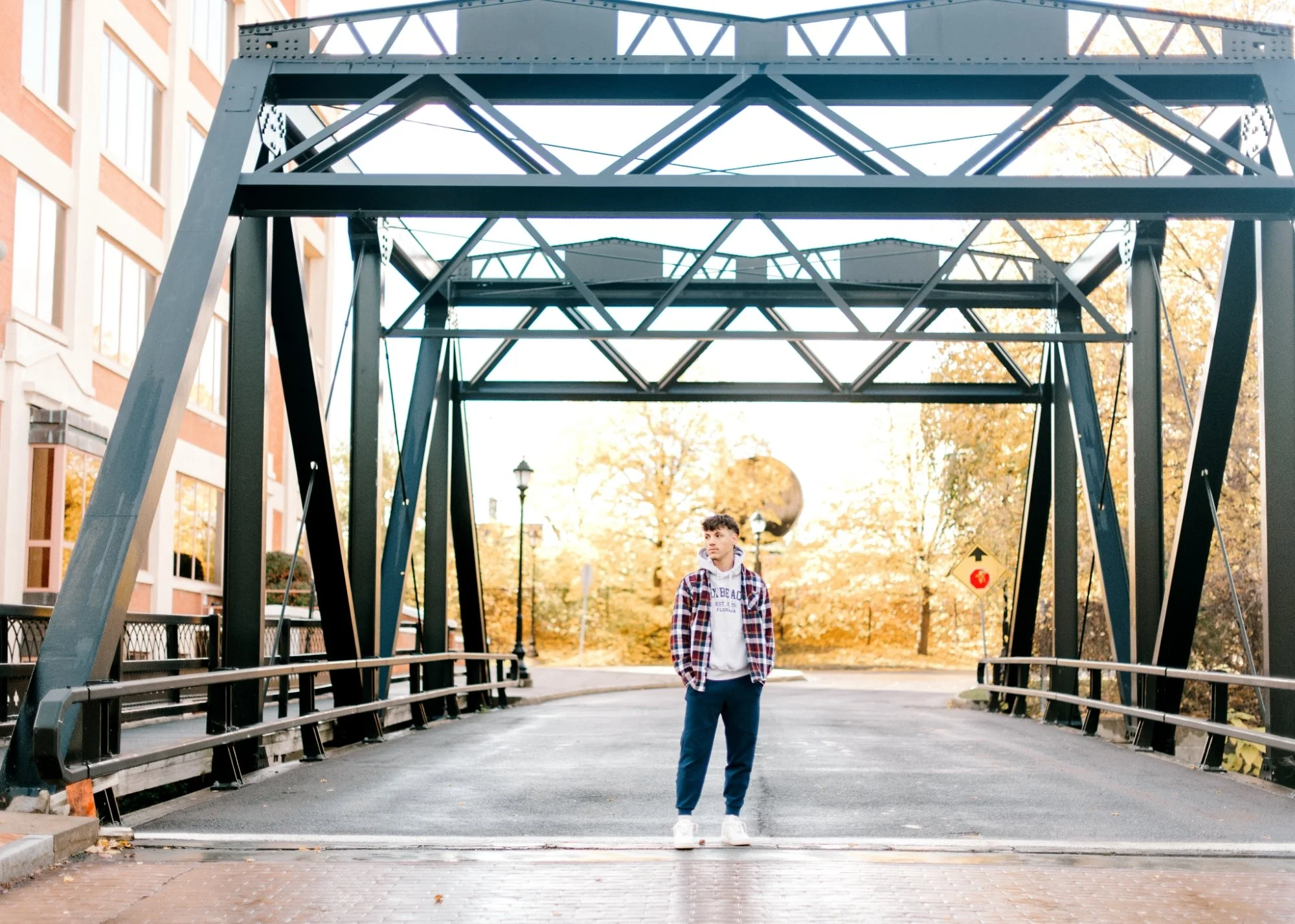 Senior portrait taken on location in Central New York