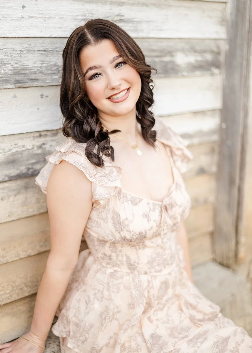 High school senior photographed outdoors near Syracuse, NY