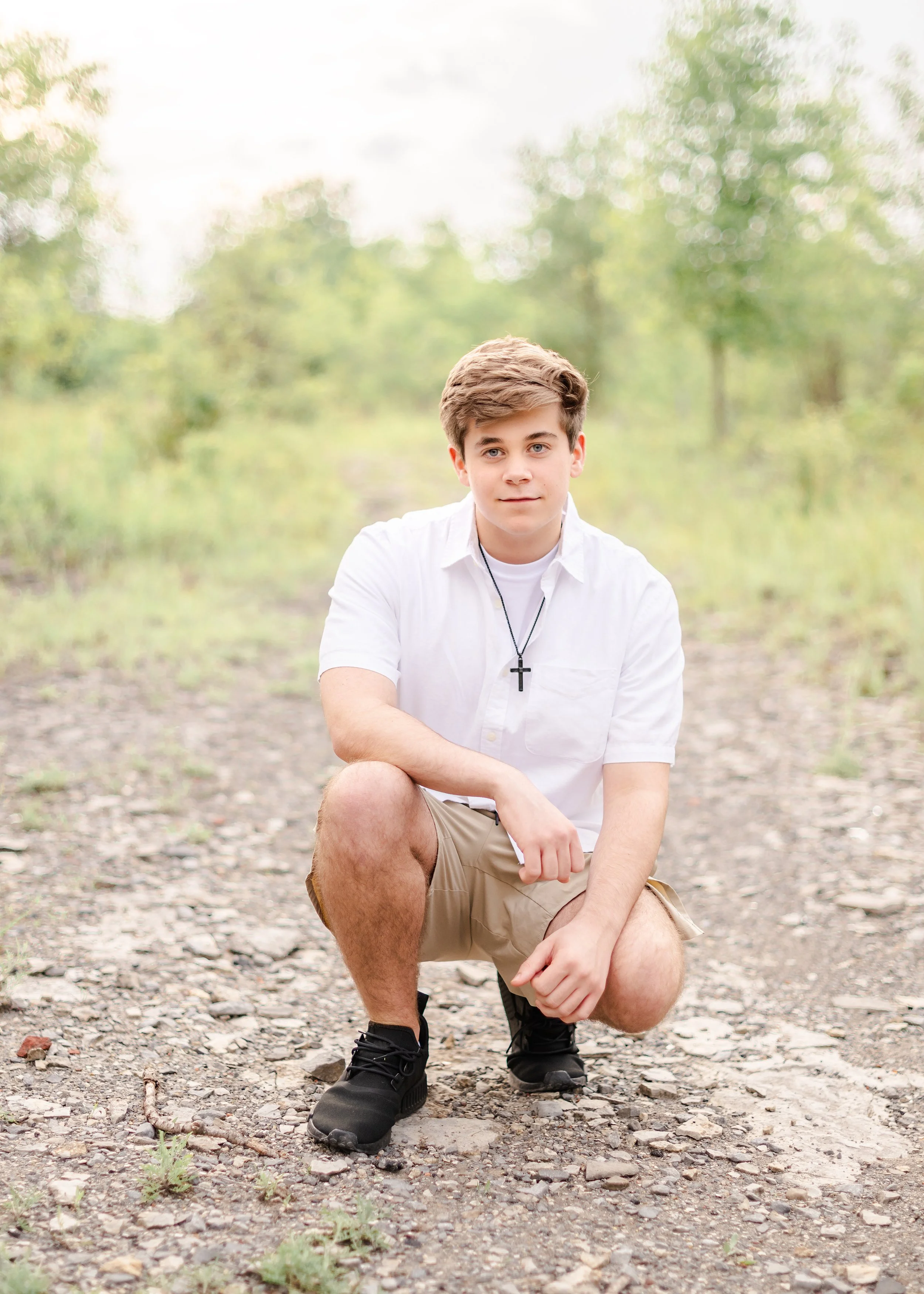 Senior portrait taken on location in Central New York